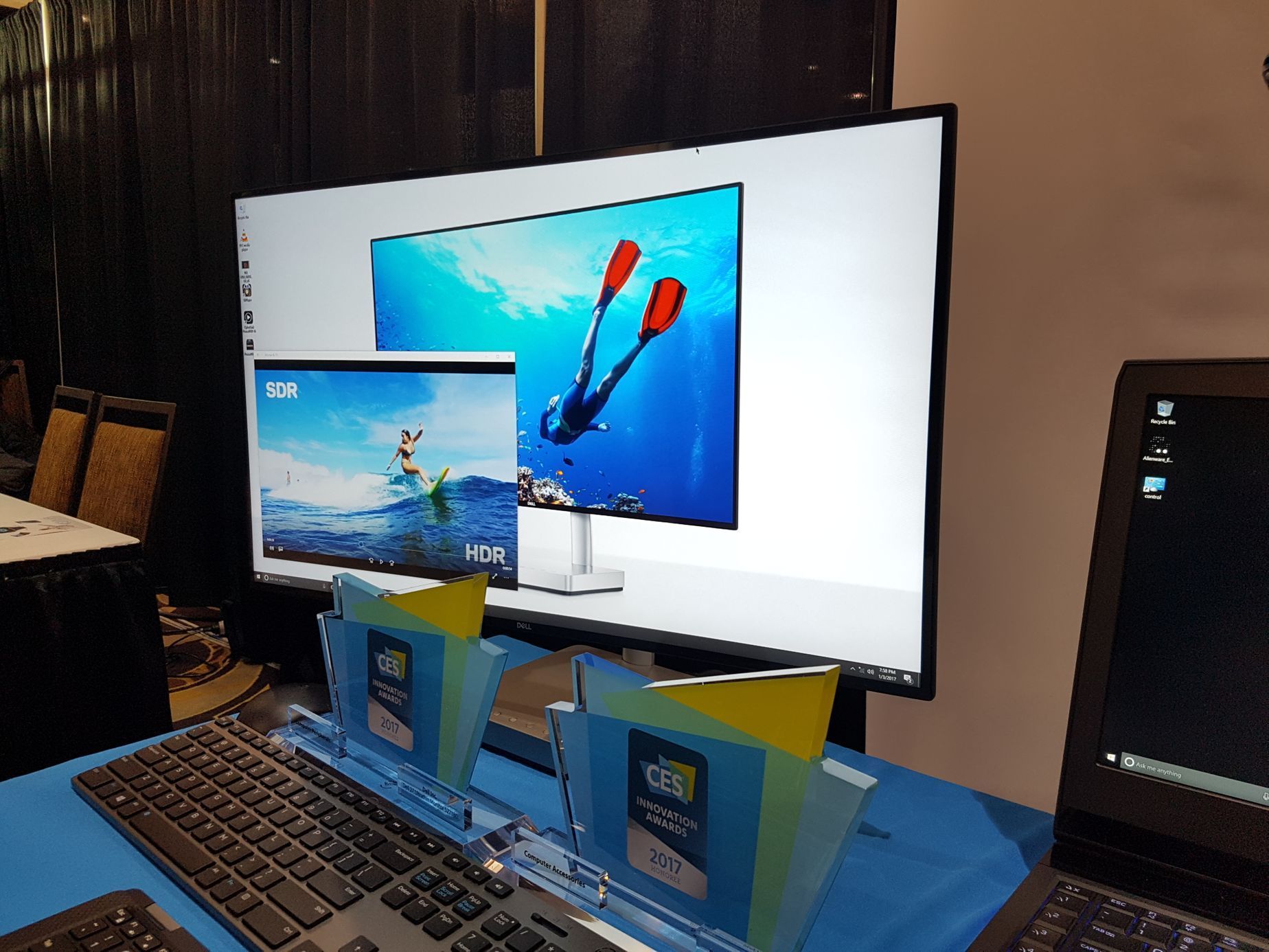 Počítačový monitor Dell s UltraHD rozlišením a podporou HDR
