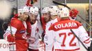 Baráž, Slavia-K.Vary: radost Slavie