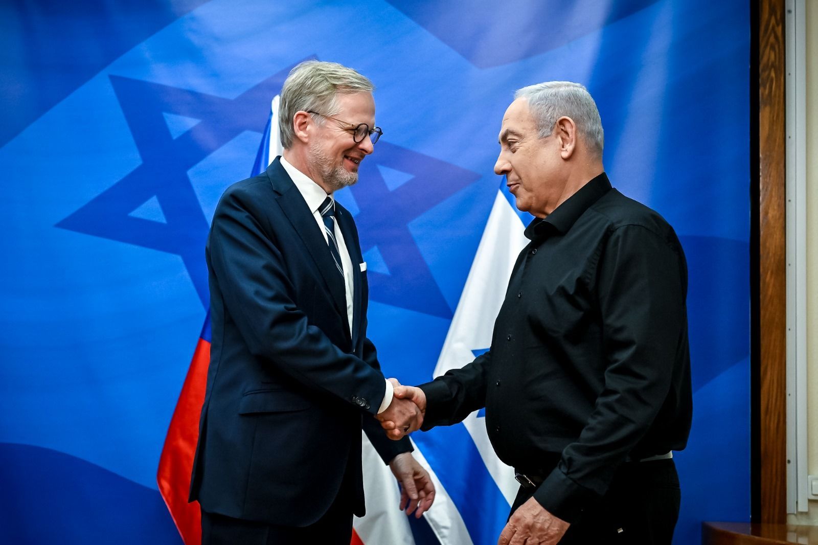 Petr Fiala, Benjamin Netanjahu