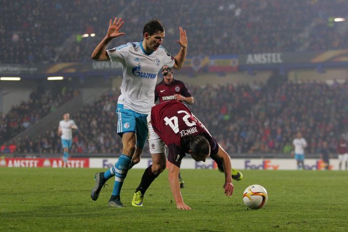 EL, Sparta-Schalke 04: Petr Jiráček - Leon Goretzka