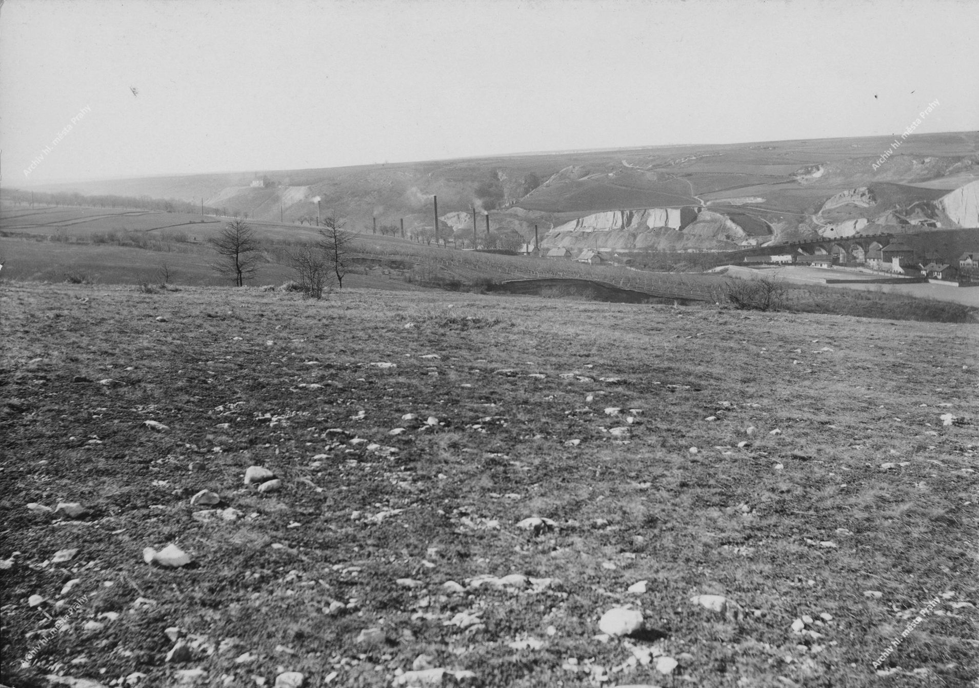 Pražský Semmering, Smíchov, Historie, železnice