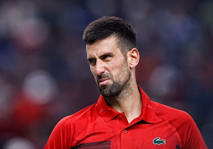 Novak Djokovič se v utkání s Jakubem Menšíkem nadřel víc, než asi sám čekal