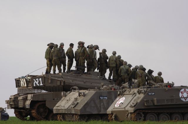Izrael Gaza tank