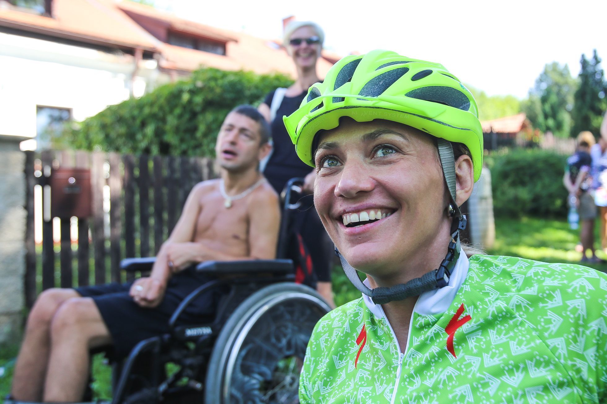Handy cyklo maraton - start, Cesta za snem, tým Sananim a Bronec