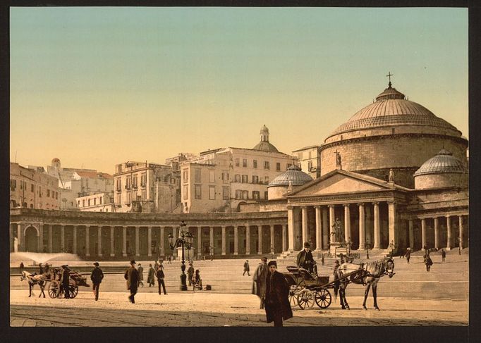 Jižní Itálie - fotochorom - Library of Congress 1900