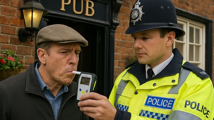 Nižší limit alkoholu, testy zraku pro seniory i alkoholové zámky. Zpřísní Britové?; Zdroj foto: Ilustrační obrázek generovaný AI