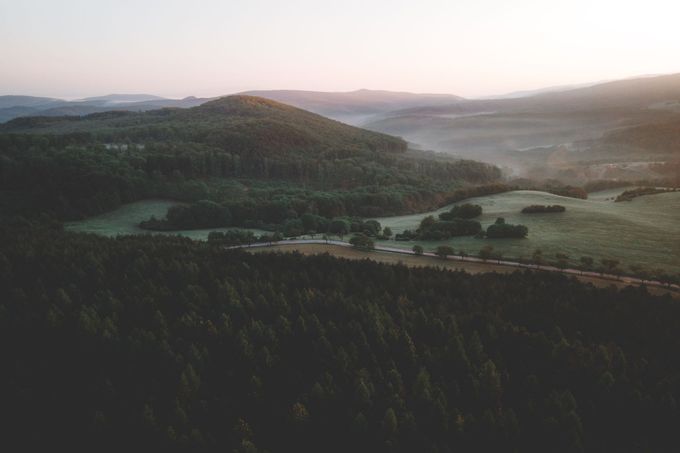 Slovenské pohoří Tribeč.