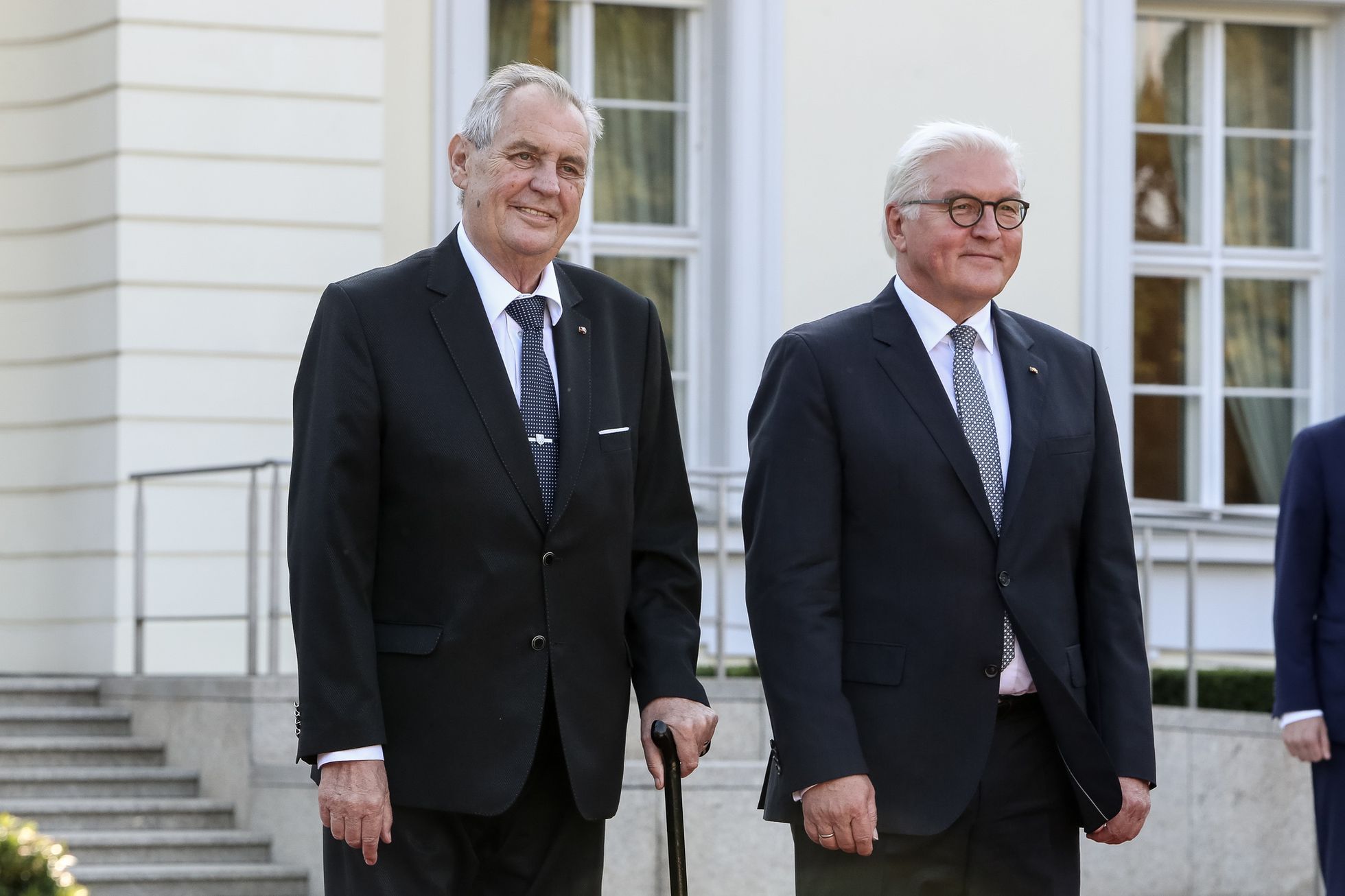 Miloš Zeman na návštěvě Německa, setkání s německým prezidentem Frank-Walter Steinmeierem
