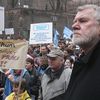 Skláři demonstrují před vládou