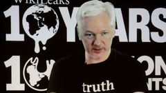 Julian Assange byl prostřednictvím videorozhovoru na konferenci k 10. výročí od založení Wikileaks.