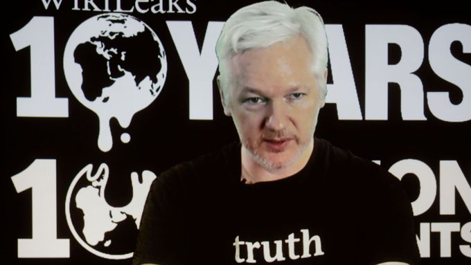 Spoluzakladatel serveru WikiLeaks Julian Assange.