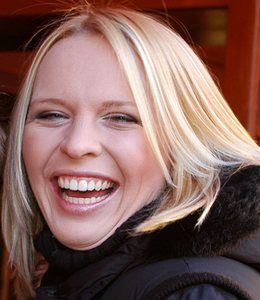 Věčně usměvavá Diana Kobzanová.