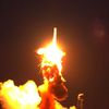 Výbuch rakety Antares na Wallops Island.