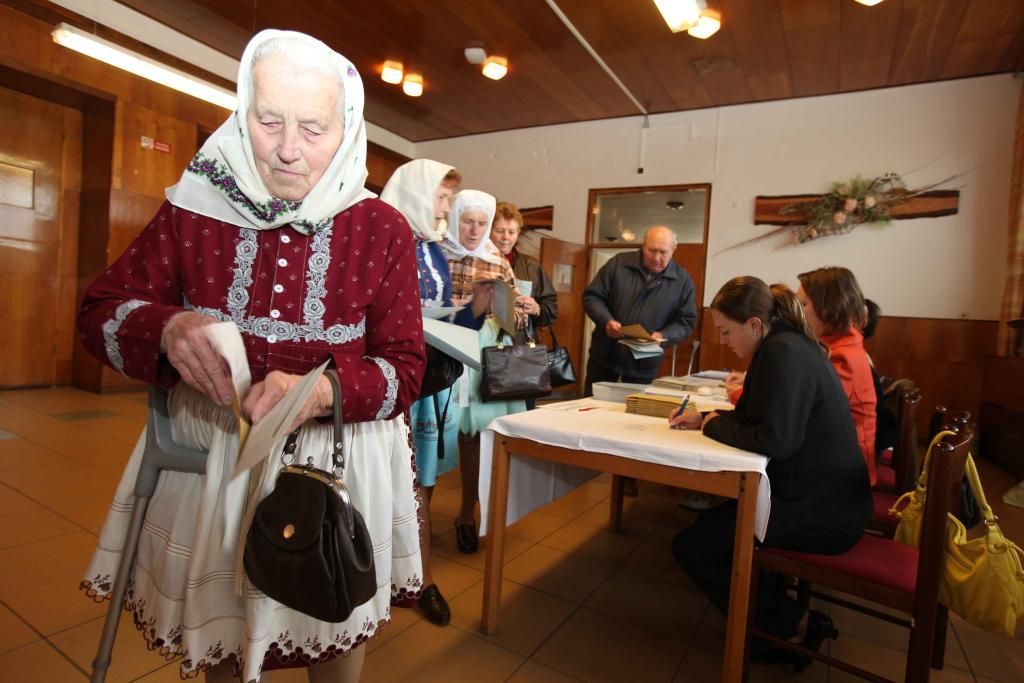 Volby ve Vacenovicích na Hodonínsku