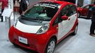 Mitsubishi MiEV jezdí výhradně na elektřinu.