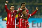 Šlágr německé bundesligy jasně patřil mnichovskému Bayernu, v Dortmundu nastřílel tři góly