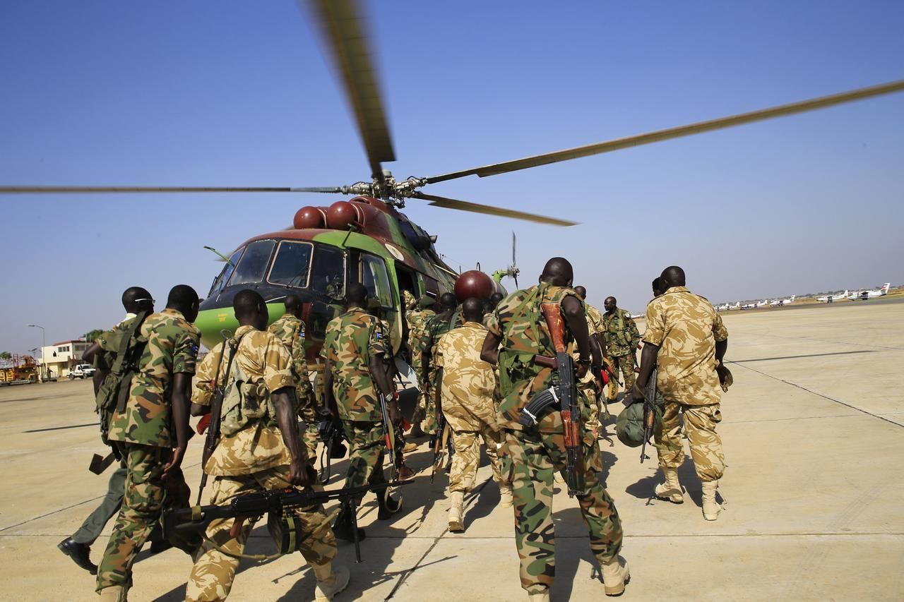 Jižní Súdán - armáda - voják - vojáci