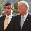 Joe Biden na návštěvě u premiéra Fishera