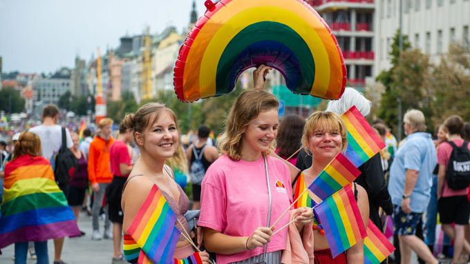 Průvod Prague Pride, 2019.