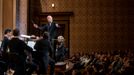 Snímek z vystoupení Tonhalle-Orchesteru Zürich na Dvořákově Praze.