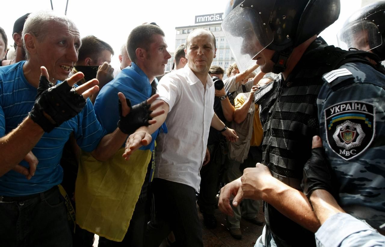 Ukrajina - protesty proti jazykovému zákonu