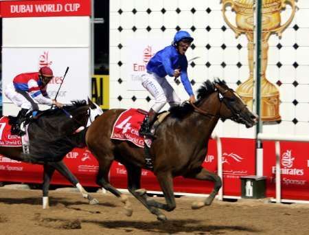 Závody koní - v Dubaji výnosný podnik.