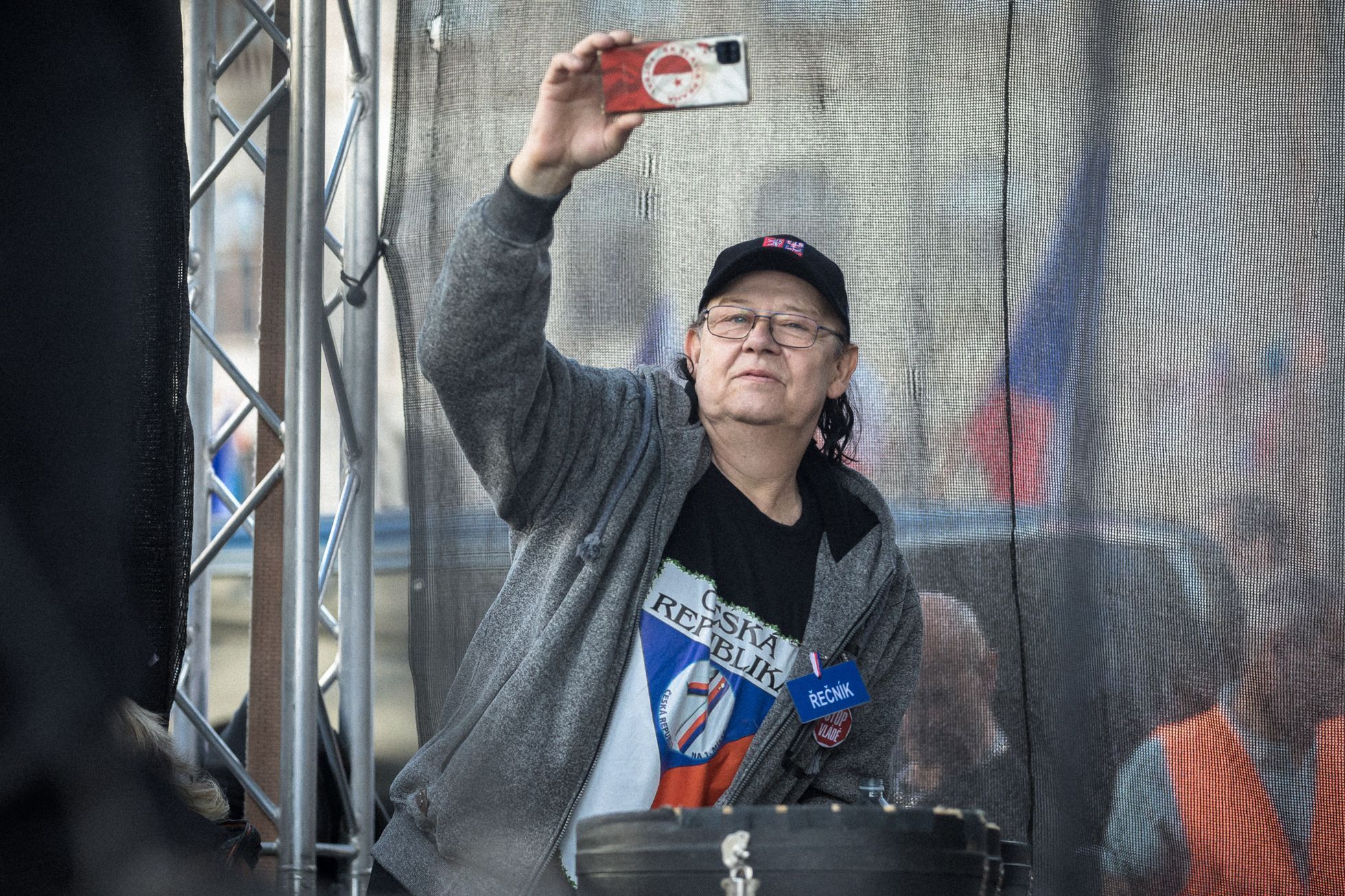 Protivládní demonstrace za demisi vlády 28. října 2022, Václavské náměstí