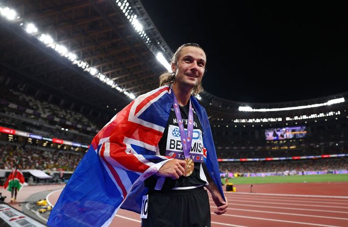 Novozélanďan Geordie Beamish na MS 2025 v atletice