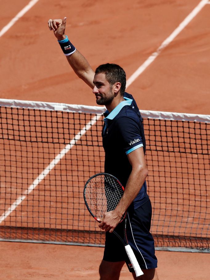 Marin Čilič ve 2. kole French Open 2017