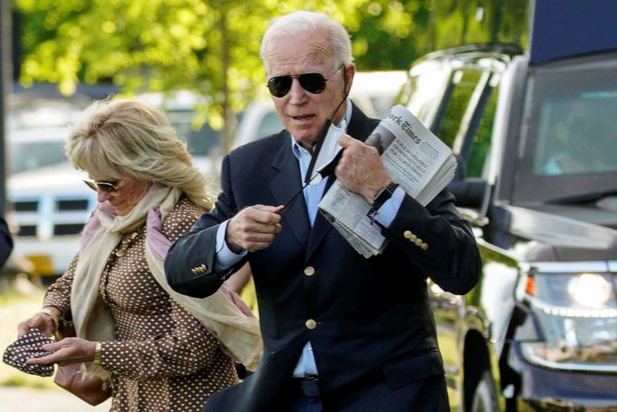 Americký prezident Joe Biden se svou manželkou Jill.