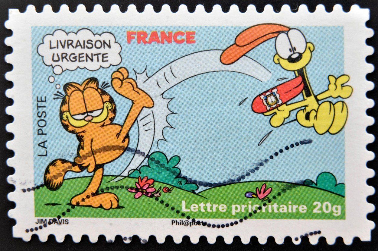 Garfield na poštovní známce