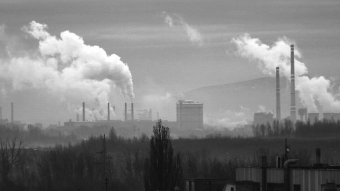Ostrava pod smogem.