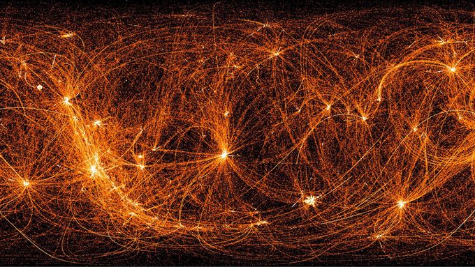 Mapa všech rentgenových paprsků ve vesmíru