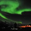 Polární záře z 24. ledna 2012 nad Tromsoe na severu Norska