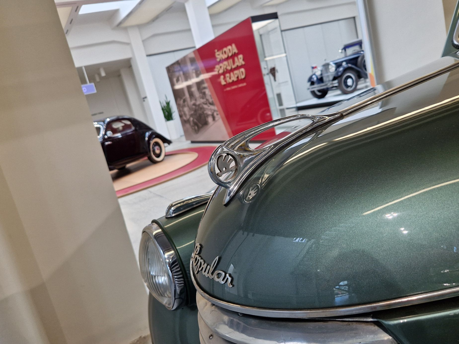 Škoda Muzeum výstava Popular a Rapid