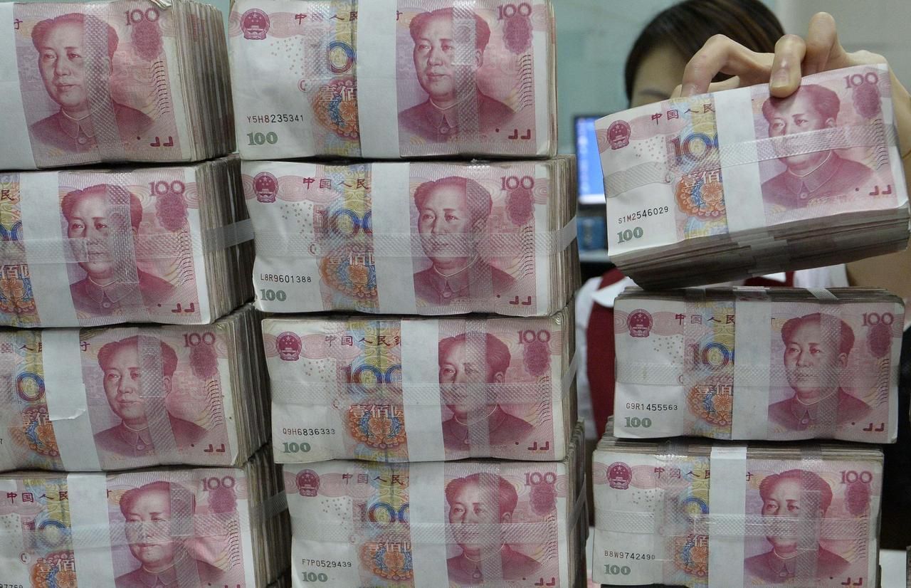 Čína měna yuan bankovky juan