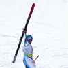 Miha Hrobat v cíli sjezdu mužů na MS v alpském lyžování 2023