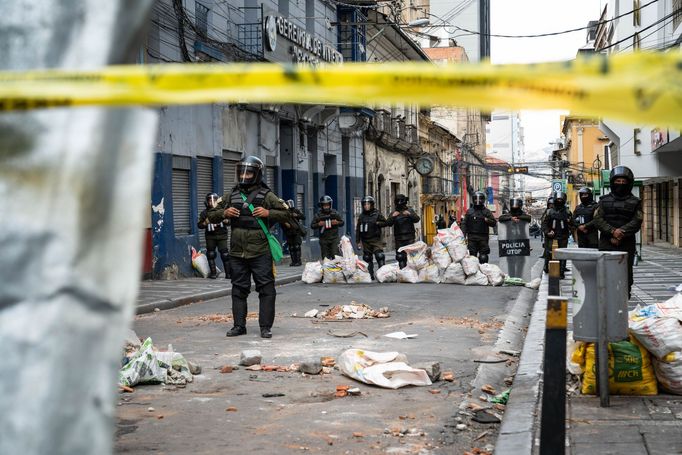 La Paz, Bolívie po rezignaci Evo Moralese