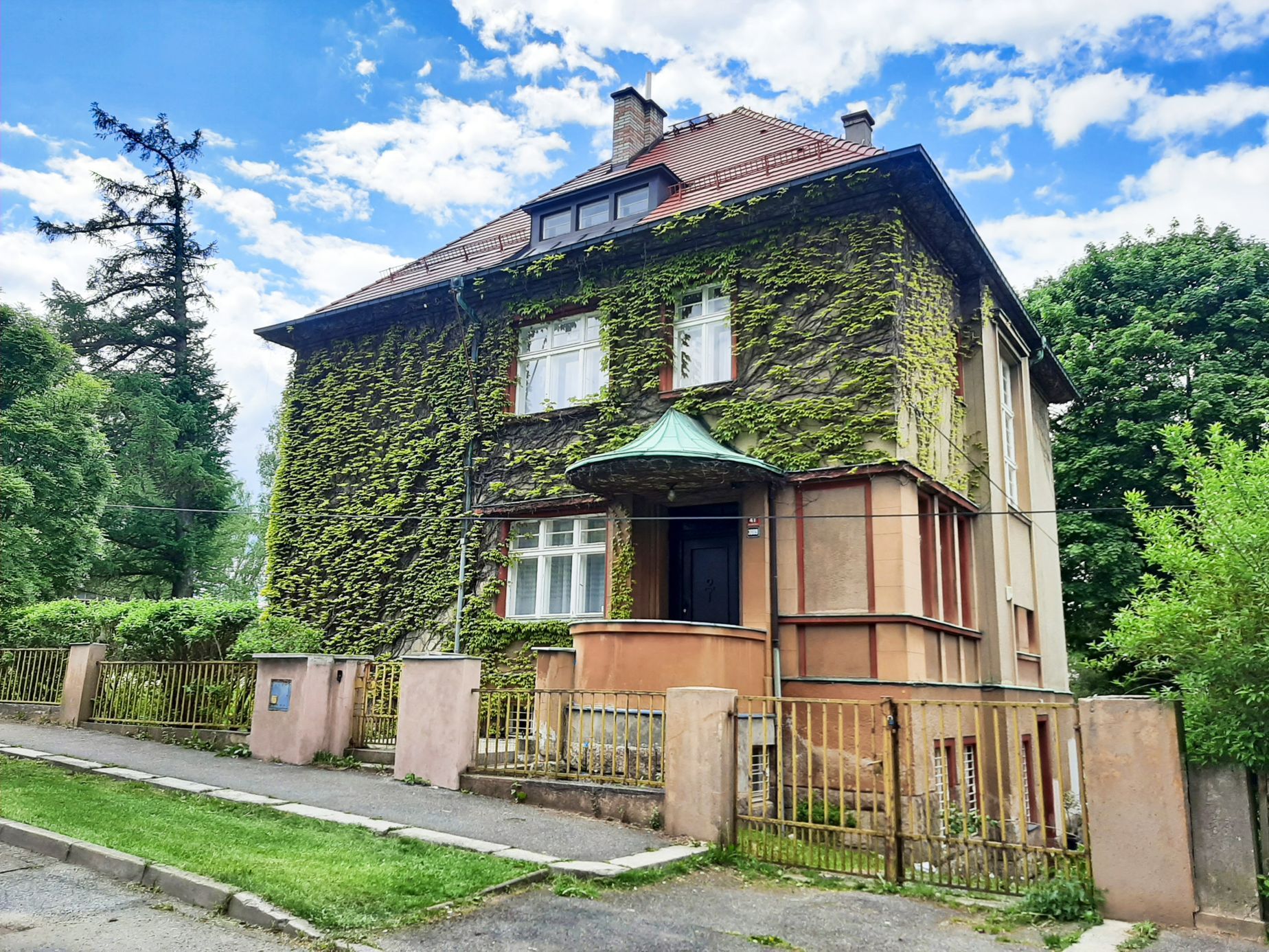 Jablonec, vily, architektonické vycházky