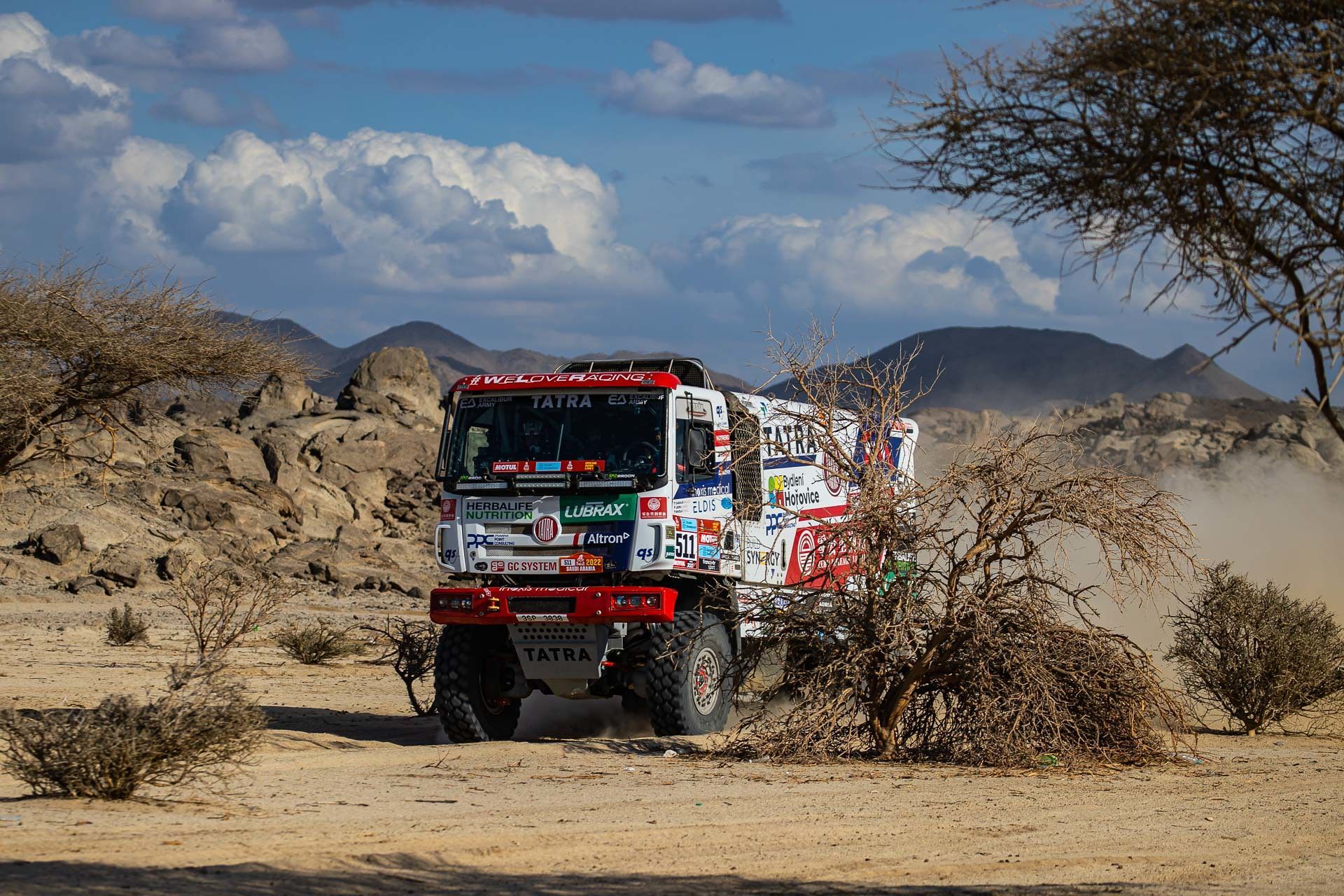 Ignacio Caale v Tatře na trati Rallye Dakar 2022