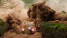 Thierry Neuville v Hyundai na trati Rallye Safari 2025