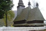 Dřevěné kostely patří neodmyslitelně k Podkarpatské Rusi.