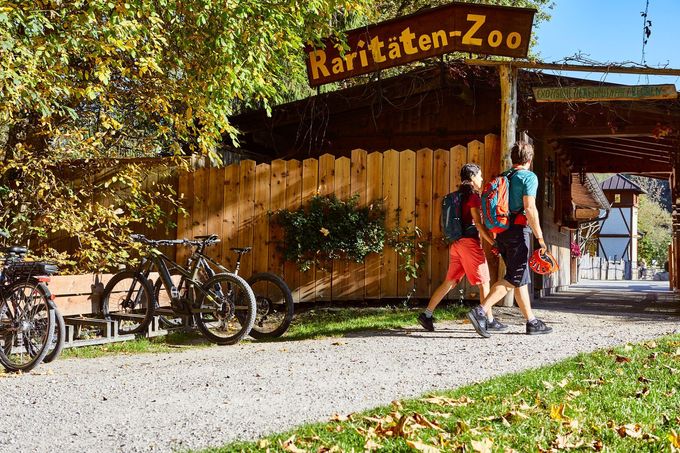 Do zoo ohrožených druhé se dá z Kufsteinu dojet na kole za 25 minut.