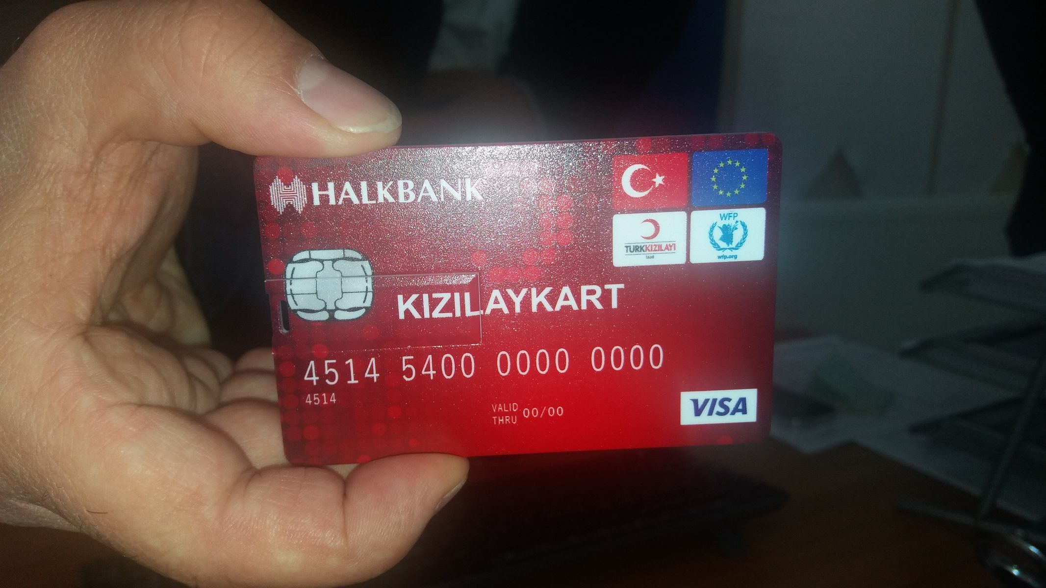 Turecko - platební karty pro uprchlíky