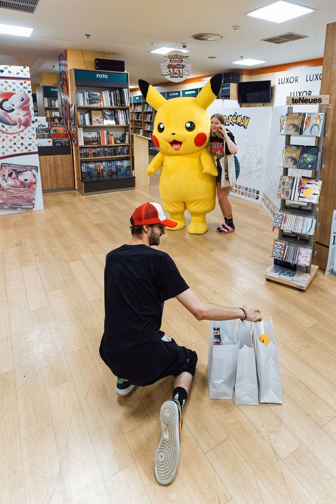 Otevření Pokemon shop in shopu v knihkupectví Luxor na Válavském náměstí v Praze