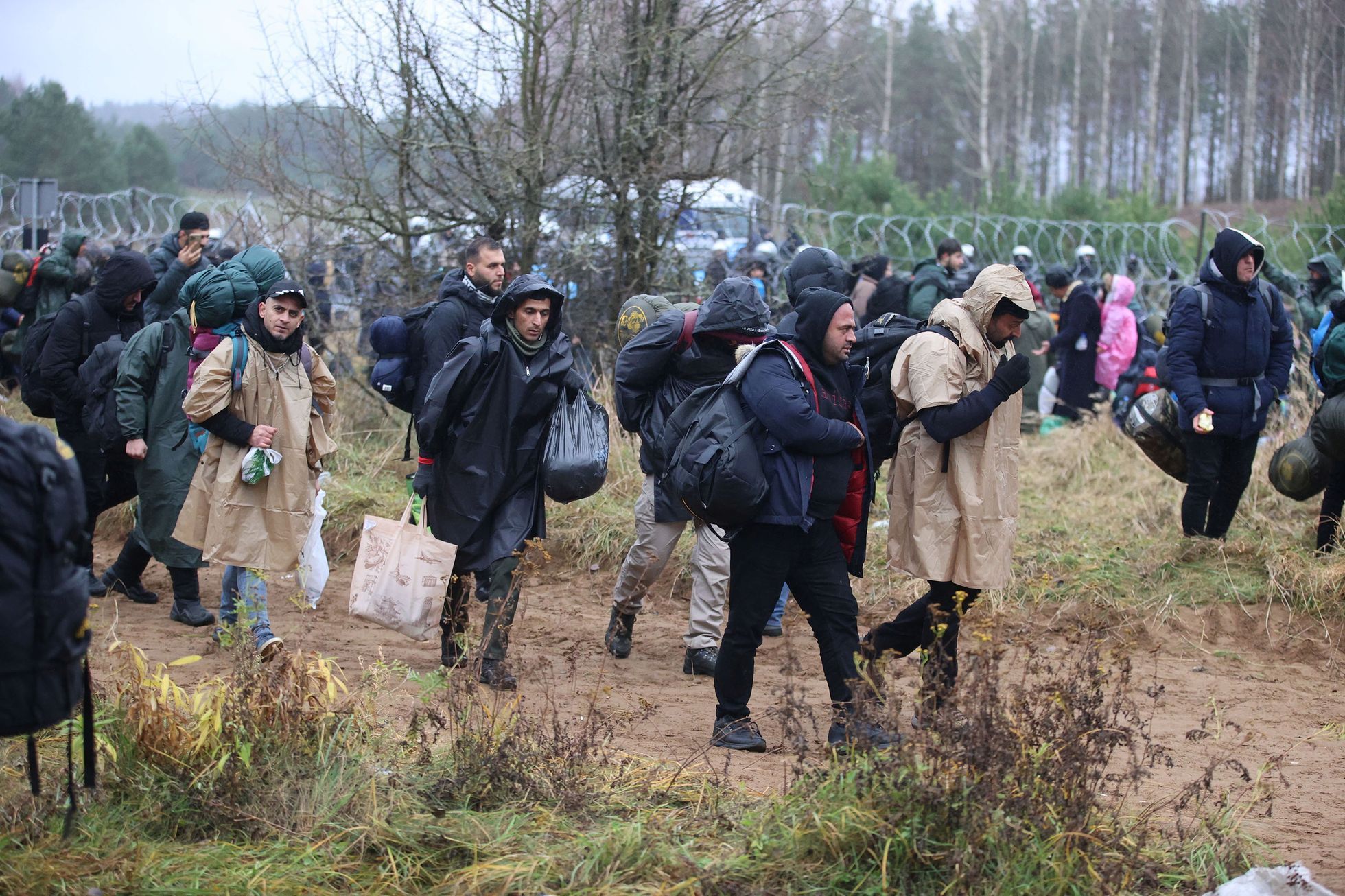 Migranti, bělorusko-polská hranice