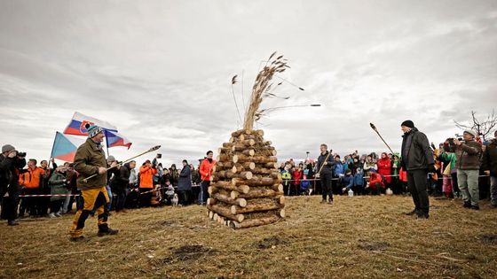 Vatra na Velké Javořině tradičně připomněla nesouhlas s rozpadem Československa