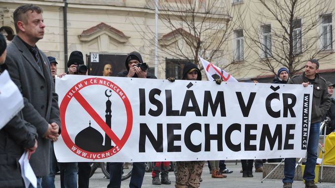 Protest odpůrců islámu
