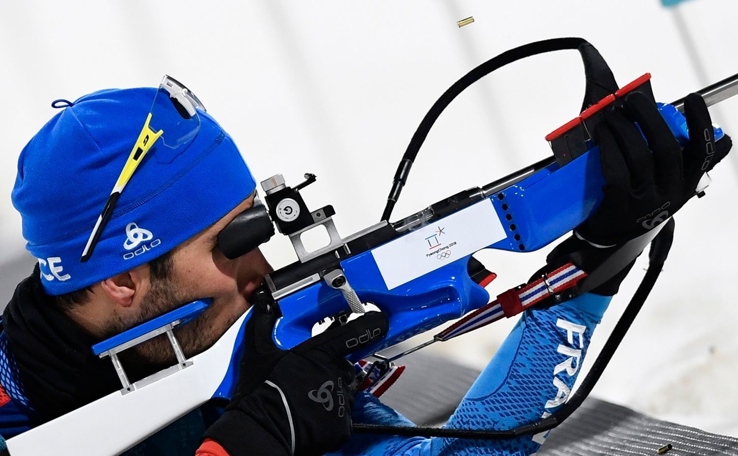 Martin Fourcade ve vytrvalostním závodě na ZOH 2018