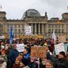 Německo, protesty, demonstrace, Merz